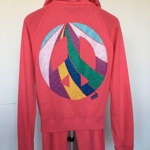 PINK Sweatpants and Hoodie